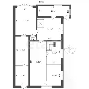 Продается 1-этажный дом, 135,5 м²