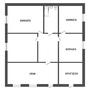 Продается 1-этажный дом, 58 м²