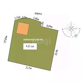 Продается 1-этажный дом, 30 м²