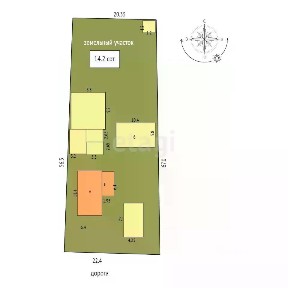 Продается 1-этажный дом, 73,4 м²