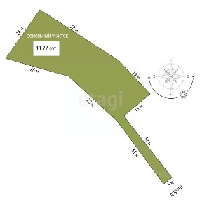 Продается 1-этажный дом, 55,1 м²