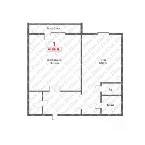 Продается 1-комн. квартира, 40,5 м²