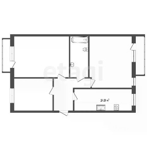 Продается 2-комн. квартира, 81,5 м²