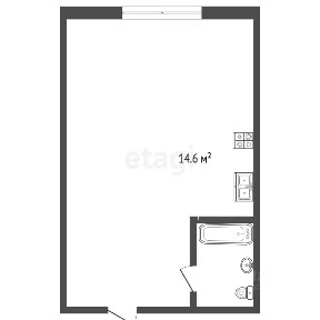 Продается студия, 26 м²