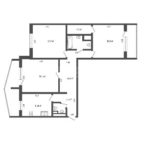 Продается 3-комн. квартира, 100,3 м²