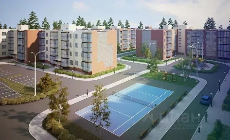 Продается 2-комн. квартира, 54,44 м²