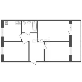 Продается 3-комн. квартира, 57 м²