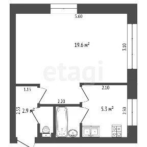 Продается 1-комн. квартира, 31,2 м²