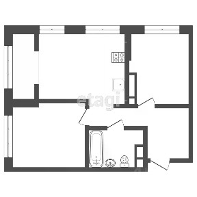 Продается 2-комн. квартира, 50 м²
