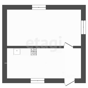Продается 1-этажный дом, 46 м²