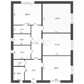 Продается 1-этажный дом, 96,4 м²