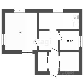 Продается 1-этажный дом, 42 м²