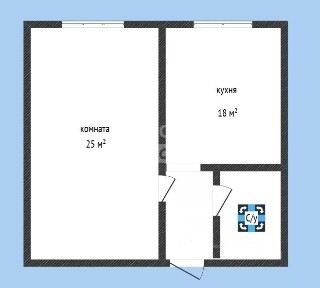 Сдается 1-комн. квартира, 50 м²