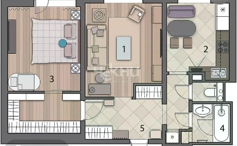 Продается 2-комн. квартира, 42,1 м²