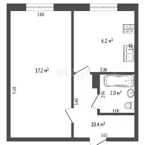 Продается 1-комн. квартира, 35,5 м²