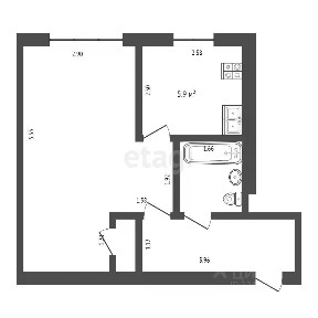 Продается 1-комн. квартира, 30,8 м²