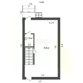 Продается торговая площадь, 64 м²