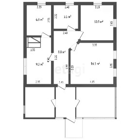 Продается 1-этажный дом, 57,5 м²