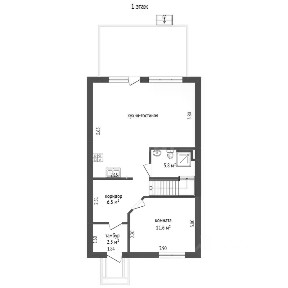 Продается 2-этажный таунхаус, 99 м²