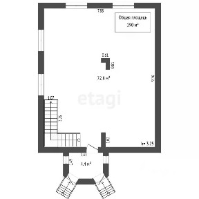 Продается 2-этажный дом, 190 м²