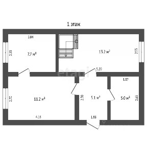 Продается 2-этажный дом, 87,6 м²