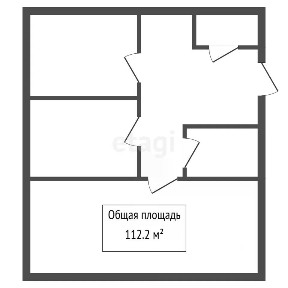 Продается 2-этажный дом, 112,2 м²