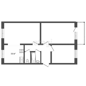 Продается 3-комн. квартира, 65,3 м²