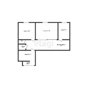 Продается 3-комн. квартира, 67,6 м²