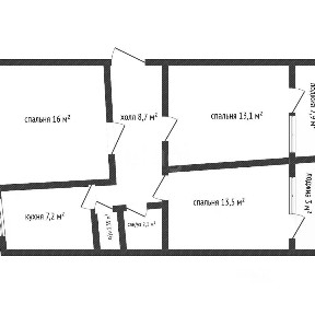 Продается 3-комн. квартира, 61,8 м²