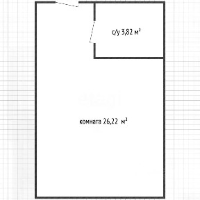 Продается апартаменты-студия, 29,6 м²