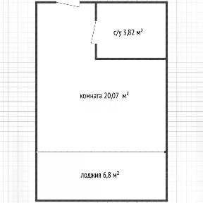 Продается апартаменты-студия, 23,9 м²