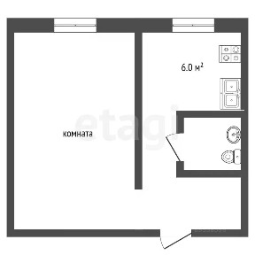 Продается 1-комн. квартира, 30,5 м²