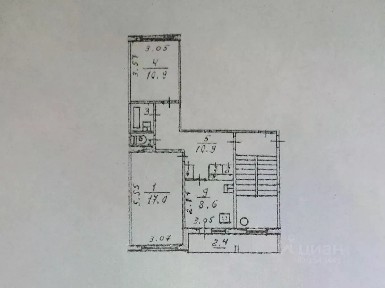 Продается 2-комн. квартира, 52,5 м²