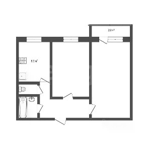 Продается 2-комн. квартира, 50 м²