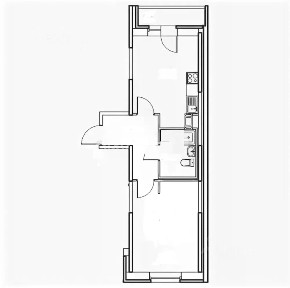 Сдается 1-комн. квартира, 40 м²
