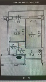 Продается 2-комн. квартира, 46 м²