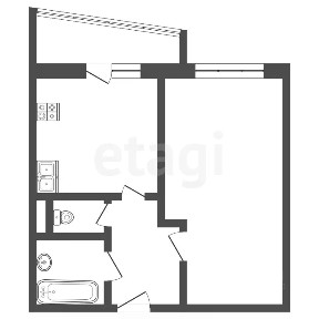 Продается 1-комн. квартира, 39,7 м²