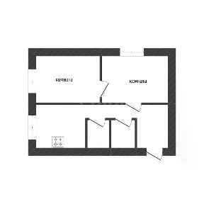 Продается 2-комн. квартира, 40,6 м²