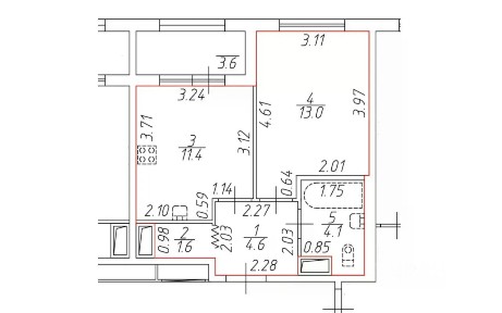 Сдается 1-комн. квартира, 34,7 м²