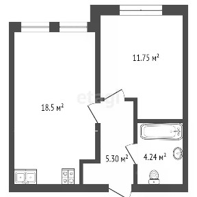 Продается 1-комн. квартира, 40 м²