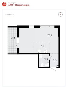 Сдается 1-комн. квартира, 35,5 м²