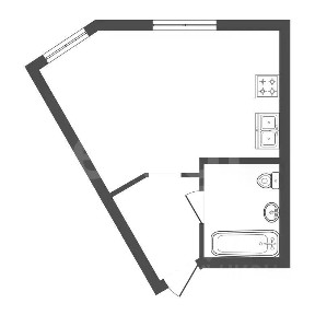 Сдается студия, 23,4 м²