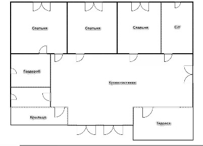 Продается 1-этажный дом, 115 м²