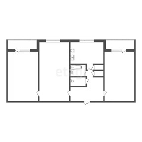 Продается 3-комн. квартира, 61,2 м²