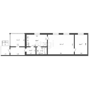 Продается 2-комн. квартира, 52 м²