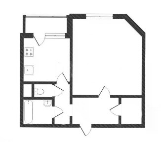 Продается 1-комн. квартира, 43 м²