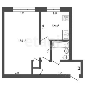 Продается 1-комн. квартира, 33 м²