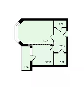 Продается 1-комн. квартира, 46,9 м²