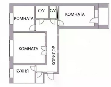 Продается 3-комн. квартира, 66,1 м²