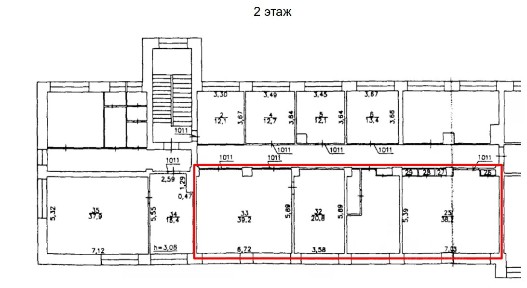 Сдается помещение свободного назначения, 12,4 м²